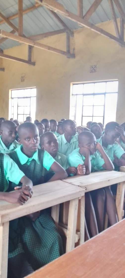 Pupils seated together in their classroom