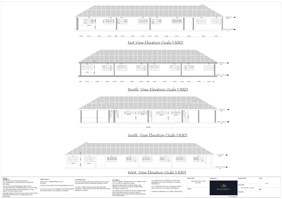 Preview of Ndalani school elevations