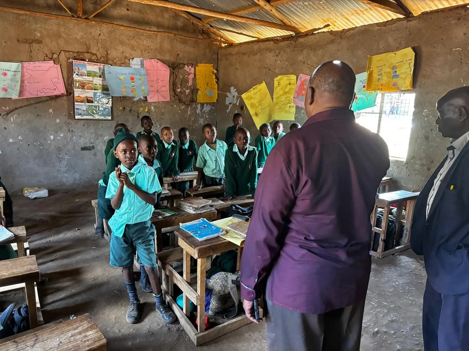 A motivational session brings alumni and pupils together.