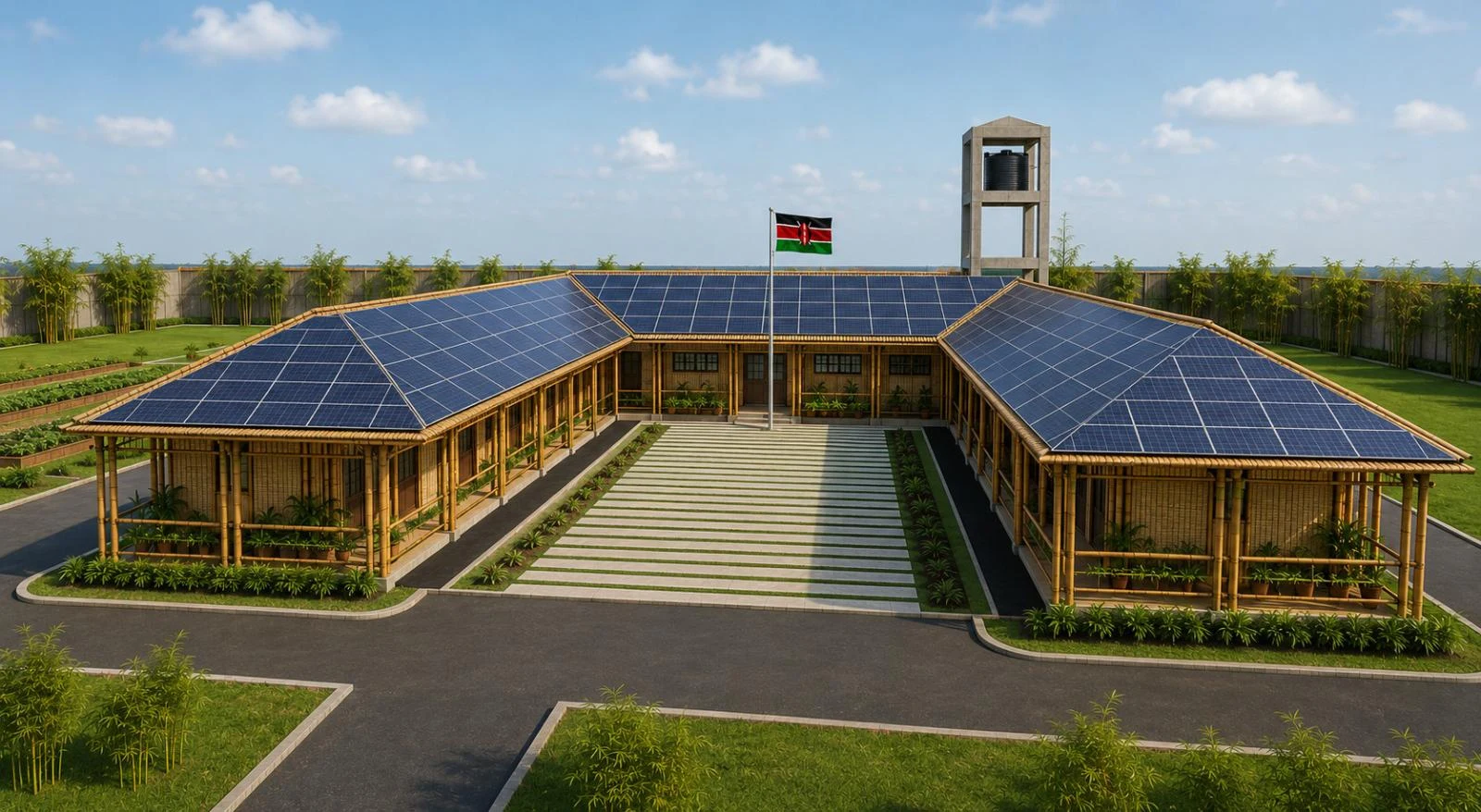 Architectural concept of the proposed Green Village